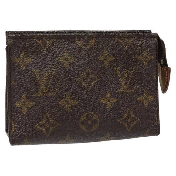 LOUIS VUITTON Monogram Poche Toilette 15 Pouch LV Auth - Picture 1 of 16